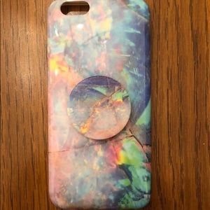 Velvet Caviar iPhone 6/7/8 Case Rare w Popsocket